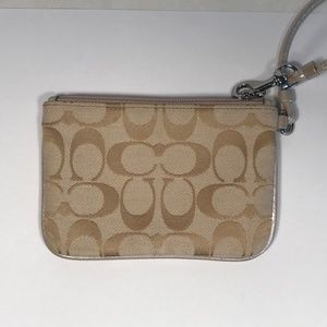 Coach Bags - Coach Poppy Logo Jacquard Wristlet Coach Bags - Coach Poppy Logo Jacquard Wristlet
